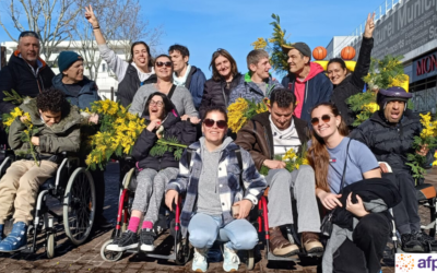 Une journée ensoleillée à la fête du mimosa de Mandelieu pour la MAS !